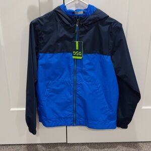DSG Kids Raincoat in Blue and Black
